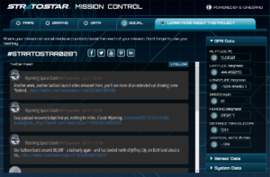 Mission Control – Twitter Feed
